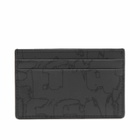Alexander McQueen Men's Graffiti Logo Card Holder in Black