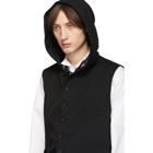 Yohji Yamamoto Black Hooded Vest