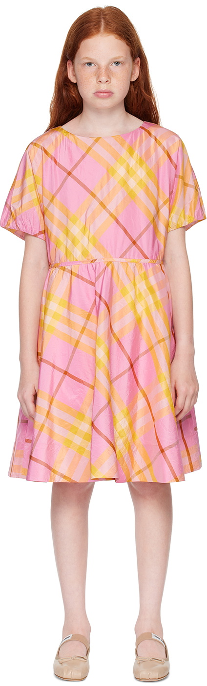 Burberry pink dress 10Y or retailer XS