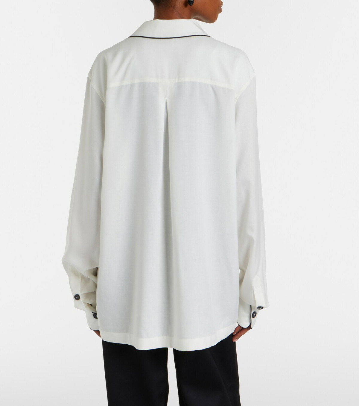 Toteme Oversized silk shirt