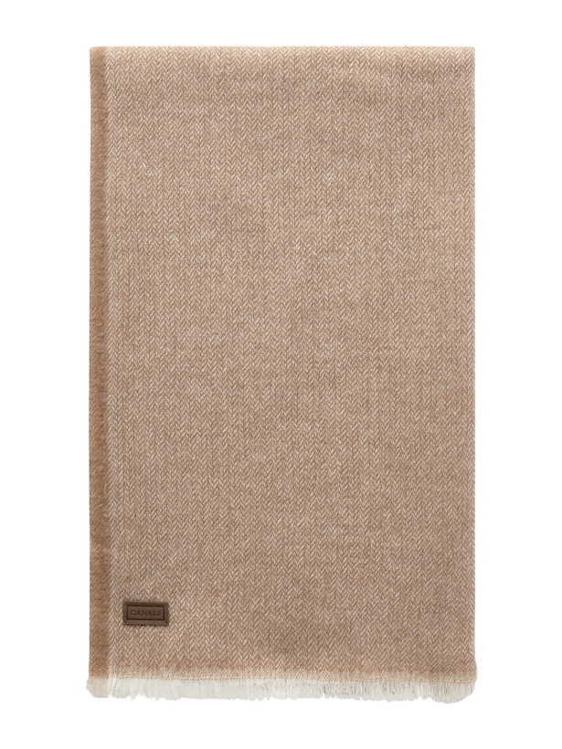 Photo: Canali - Herringbone Wool and Cashmere-Blend Scarf