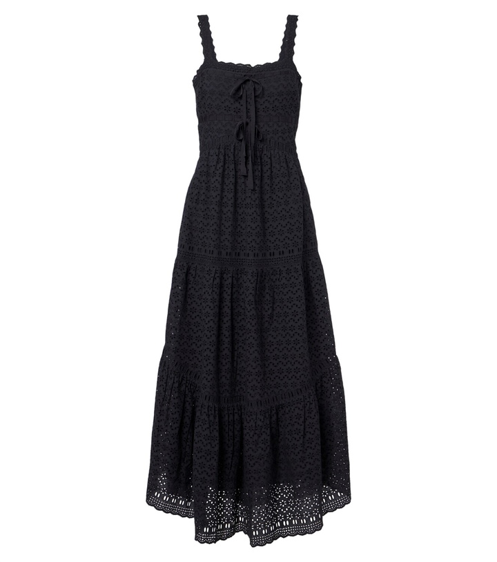 Photo: Ulla Johnson Constance broderie anglaise cotton midi dress