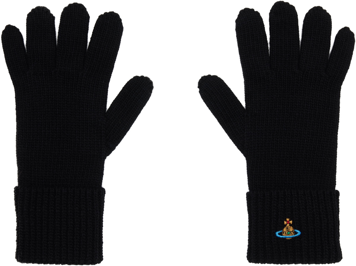 Vivienne Westwood Black Classic Gloves Vivienne Westwood