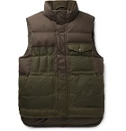 Filson - Cruiser Two-Tone Quilted Cotton Down Gilet - Green