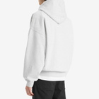Cole Buxton Men's Yellow Arc Hoodie in Light Grey Marl