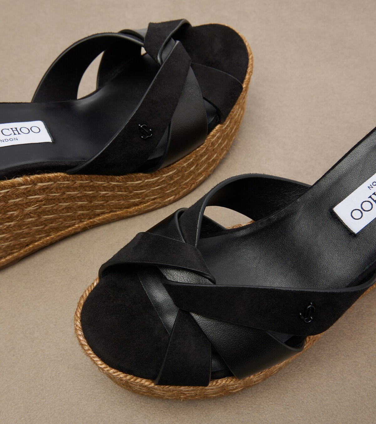 Jimmy Choo Korra suede wedge sandals
