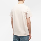 A.P.C. Men's New Raymond Embroidered Logo T-Shirt in Pale Pink