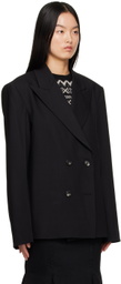 Teurn Studios SSENSE Exclusive Black Blazer