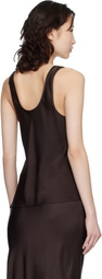 ANINE BING Brown Lea Top