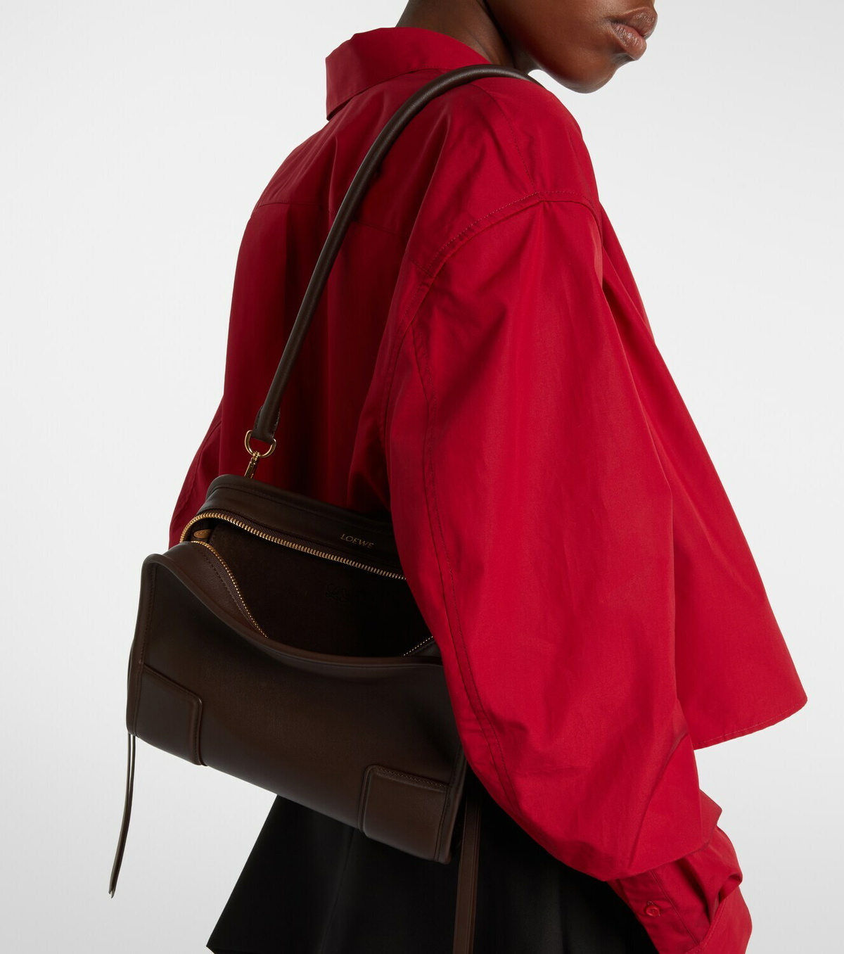 Loewe Amazona 180 Small leather top-handle bag