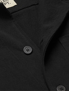 GALLERY DEPT. - Parker Camp-Collar Logo-Appliquéd Printed Cotton-Twill Shirt - Black