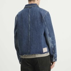 Our Legacy Men's Cut Rebirth Denim Jacket in Road Worn Rope Twill