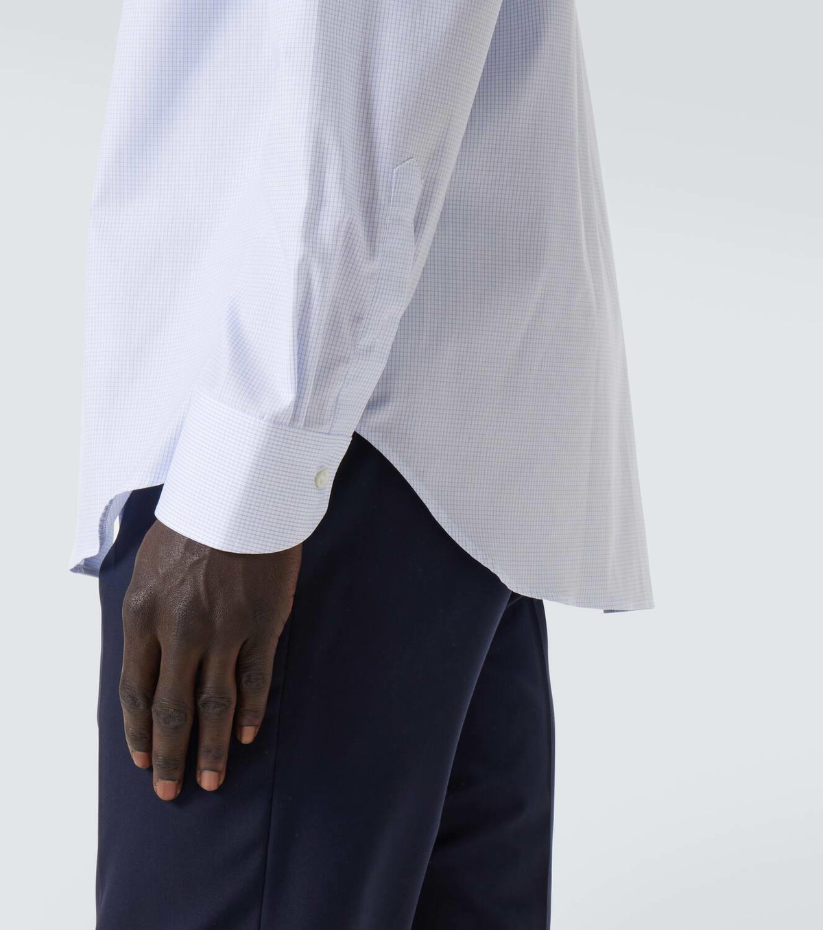 Canali Striped cotton shirt