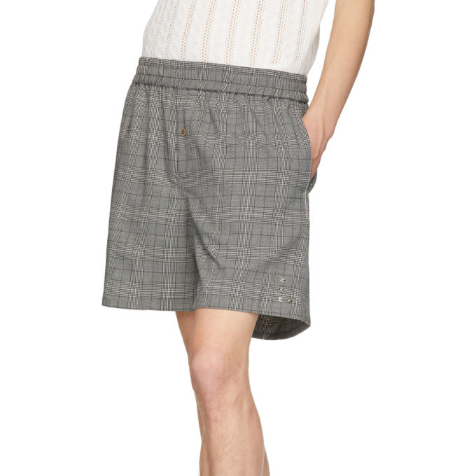 Linder Grey Plaid Bennett Shorts