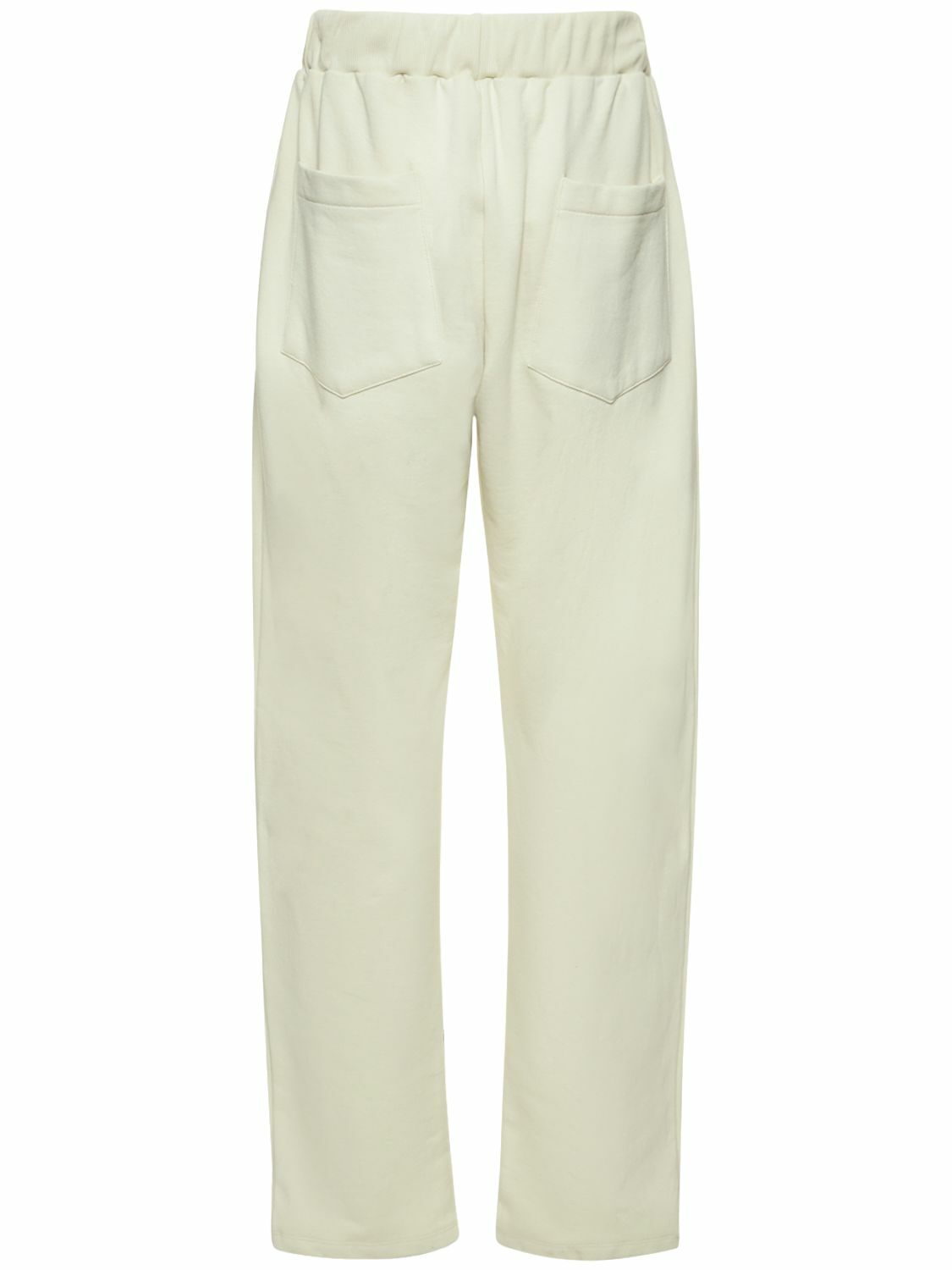 THE FRANKIE SHOP Pleated Cotton Sweatpants