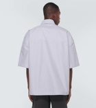 Bottega Veneta Embroidered striped cotton shirt