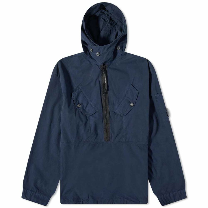 Photo: C.P. Company Men's Quarter Zip Anorak in Total Eclipse