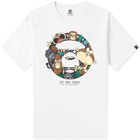 Men's AAPE x Sebastian Schwamm AAPE Head T-Shirt in White