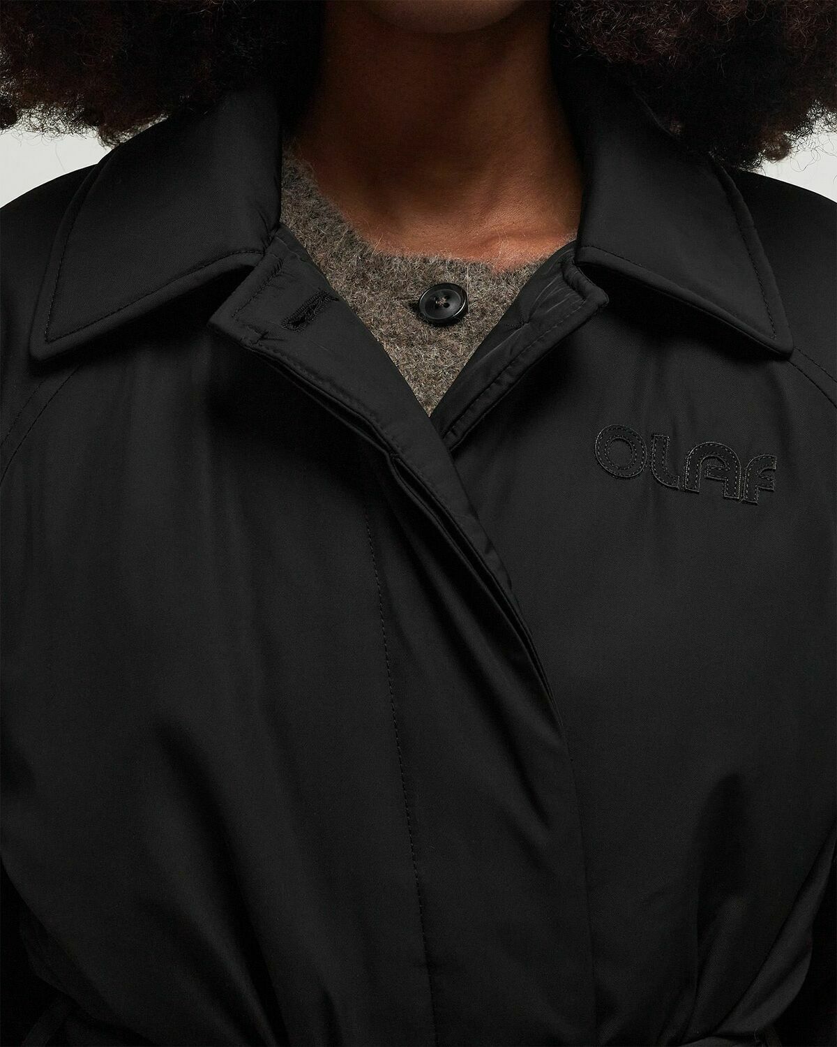 ØLÅF PADDED TRENCH COAT Black Women