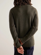 De Bonne Facture - Wool-Bouclé Sweater - Green