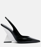 The Attico Cheope leather pumps