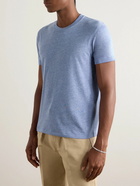 TOM FORD - Slim-Fit Cotton-Blend Jersey T-Shirt - Blue