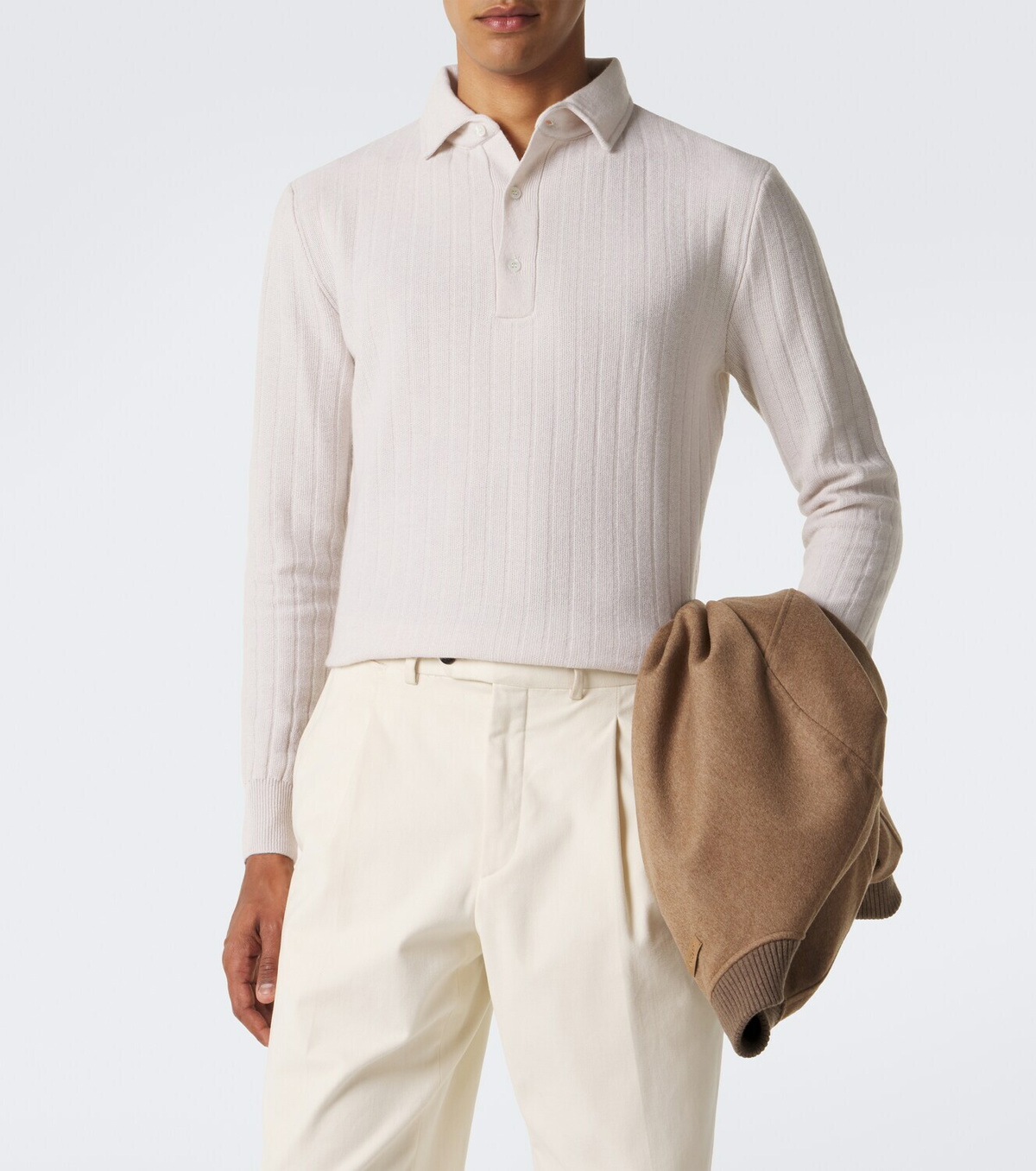 Lardini Cashmere polo sweater