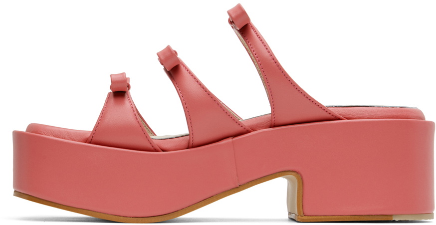 Marge Sherwood Pink Ribbon Sandals