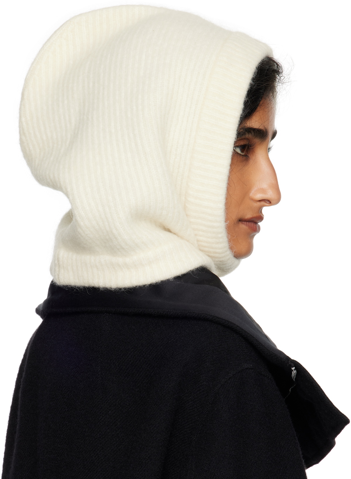 Rick Owens Off-White Concordians Alpaca Knit Hood