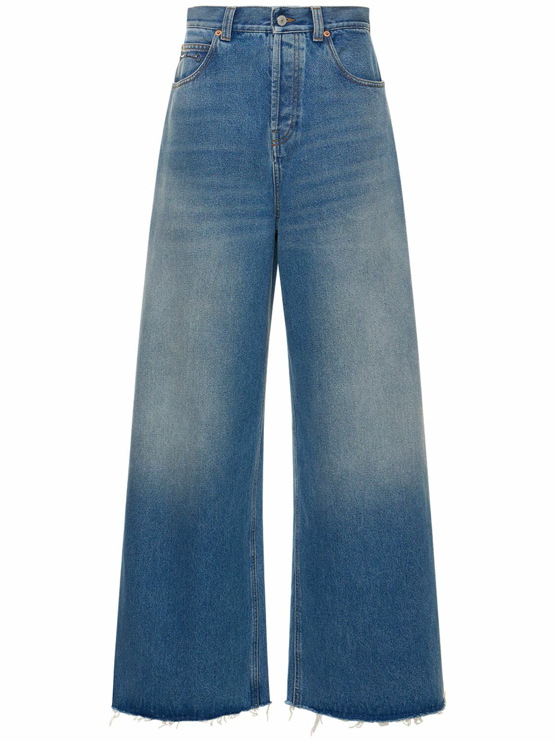 GUCCI - Denim Pants W/ Slim Horsebit Gucci