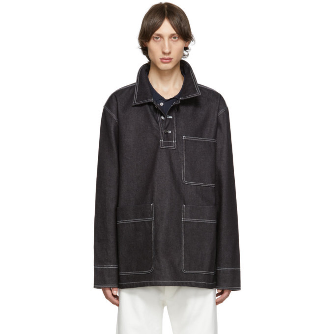 Jacquemus Navy La Blouse Meunier Jacket