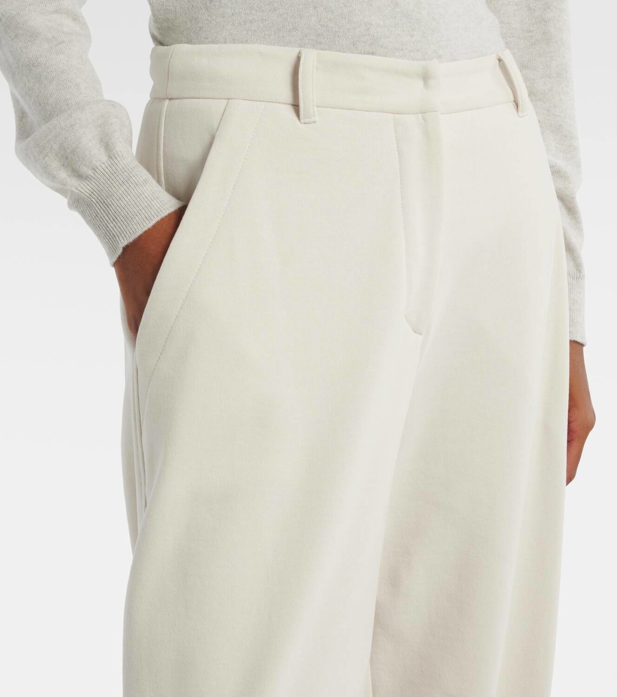 Brunello Cucinelli Cotton jersey sweatpants