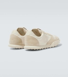 Jil Sander Moon suede-trimmed sneakers