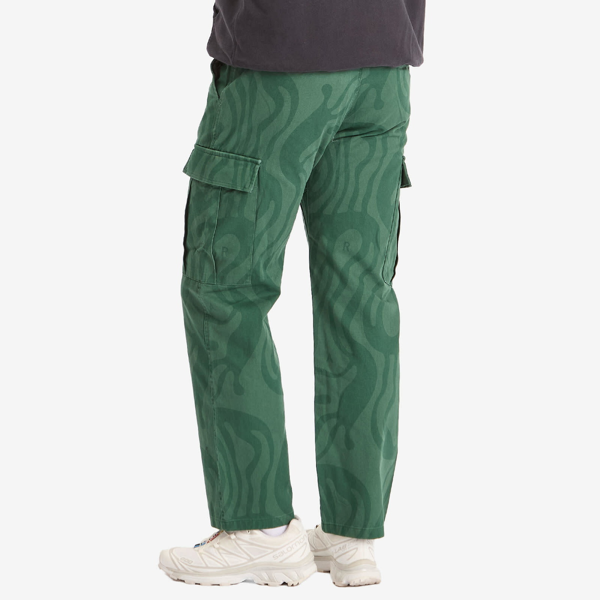 By Parra Men's The Blob Cargo Pants in Washed Green By Parra
