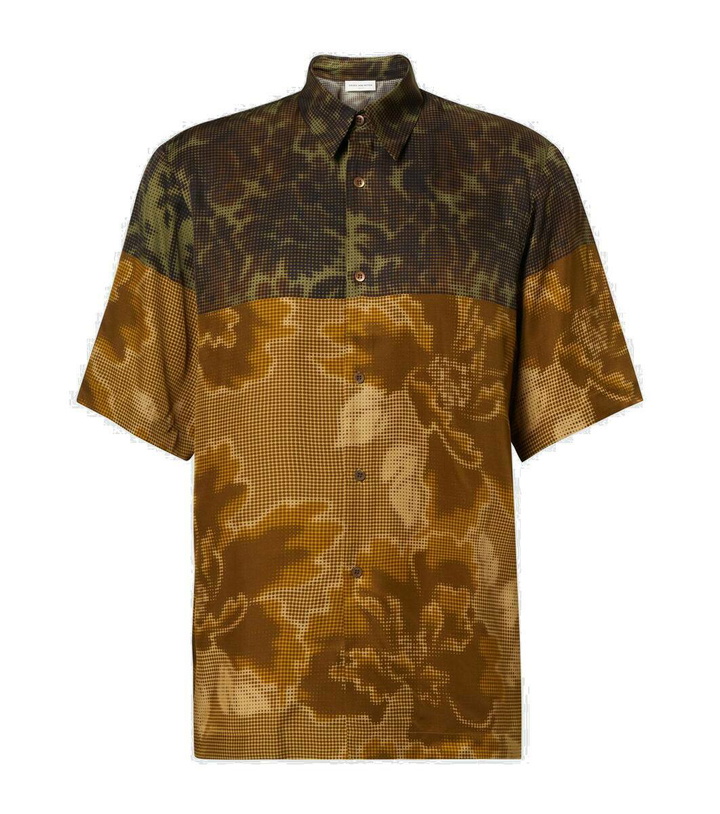 Photo: Dries Van Noten Printed bowling shirt