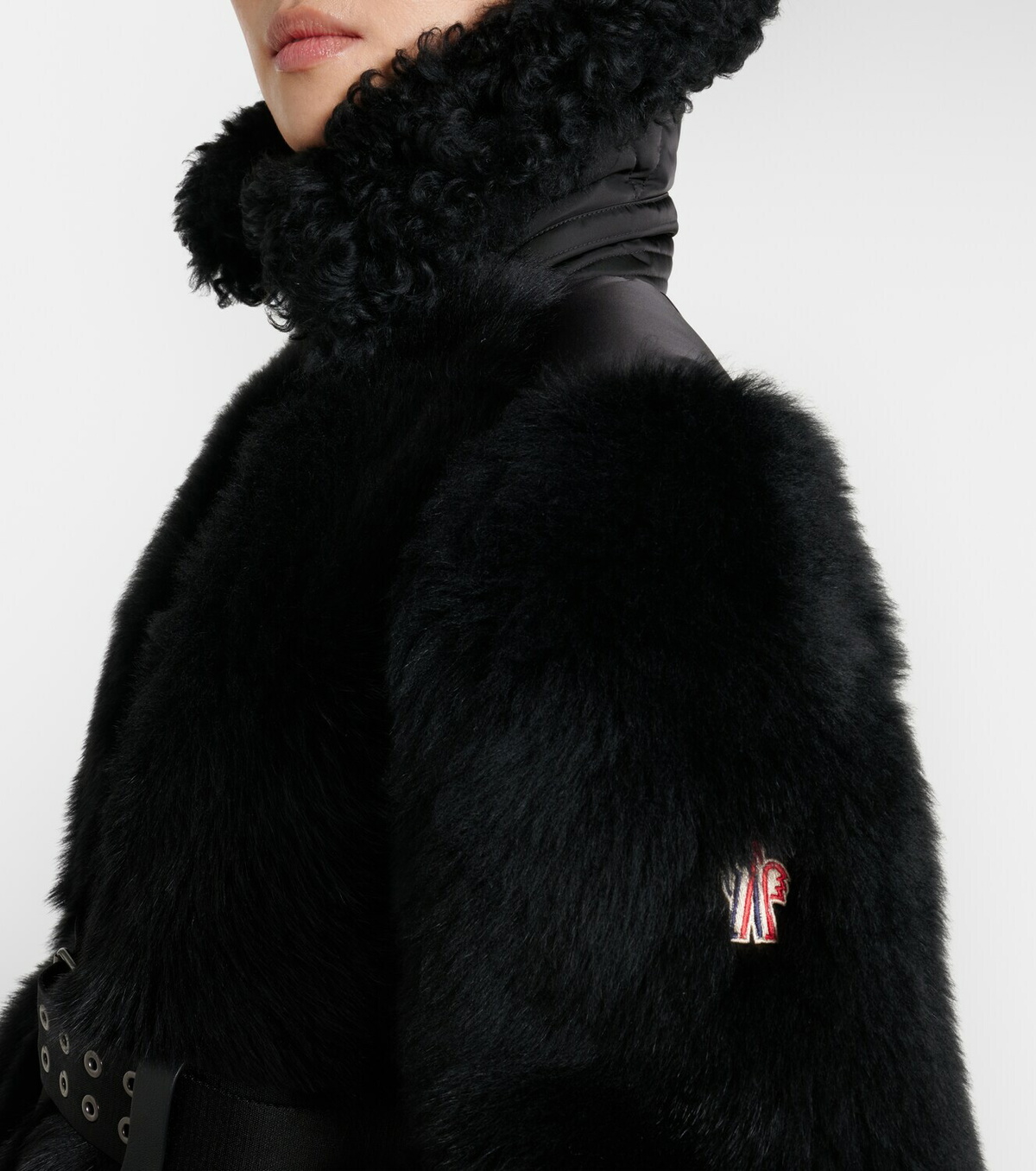 Moncler Grenoble Valdivian shearling down jacket