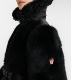 Moncler Grenoble Valdivian shearling down jacket