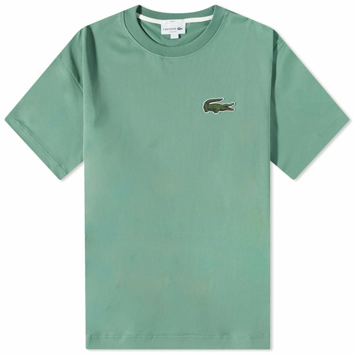 Photo: Lacoste Men's Robert Georges T-Shirt in Ash Green