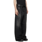 Diesel Black Regular Waist 1997 D-Enim-M Relaxed Jeans