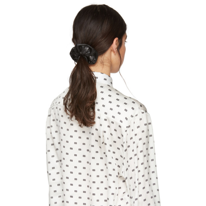 Balenciaga Black Logo Scrunchie Balenciaga