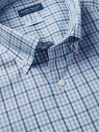 Peter Millar - Jive Checked Cotton-Twill Shirt - Blue