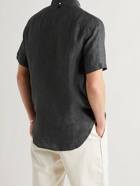 RAG & BONE - Tomlin Slim-Fit Button-Down Collar Linen Shirt - Gray - L