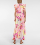Camilla Printed silk midi dress