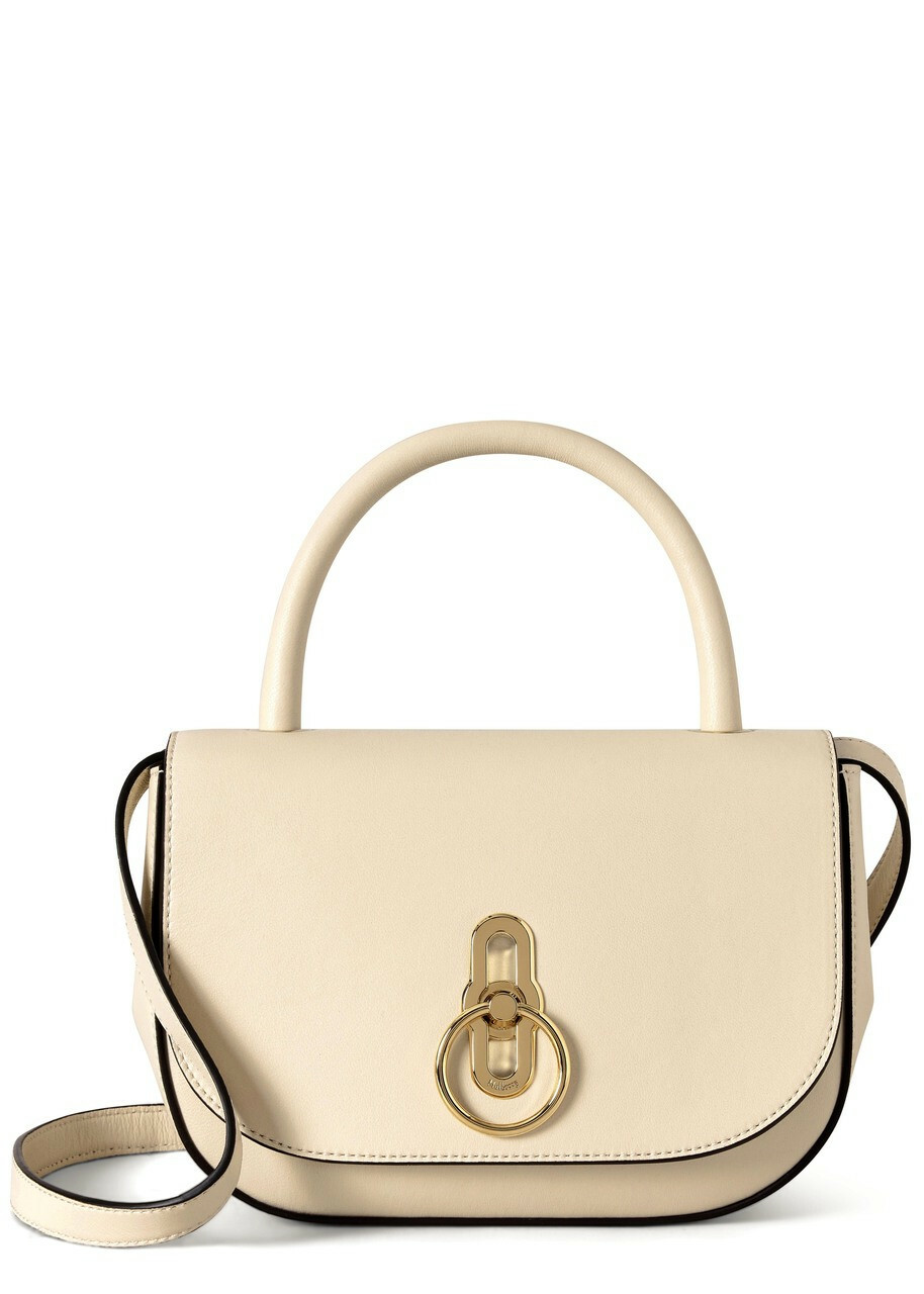 Mulberry Amberley Smooth Leather Cross-body bag - Cream - One Size