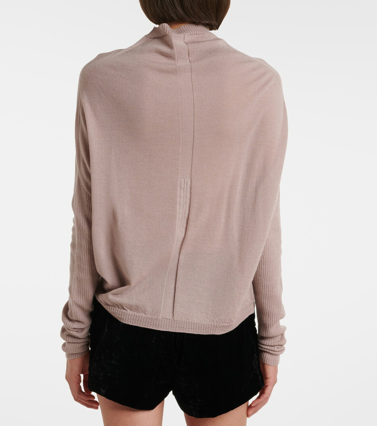 Rick Owens LS Crater virgin wool sweater