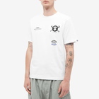 Men's AAPE Street Baseball Number T-Shirt in White