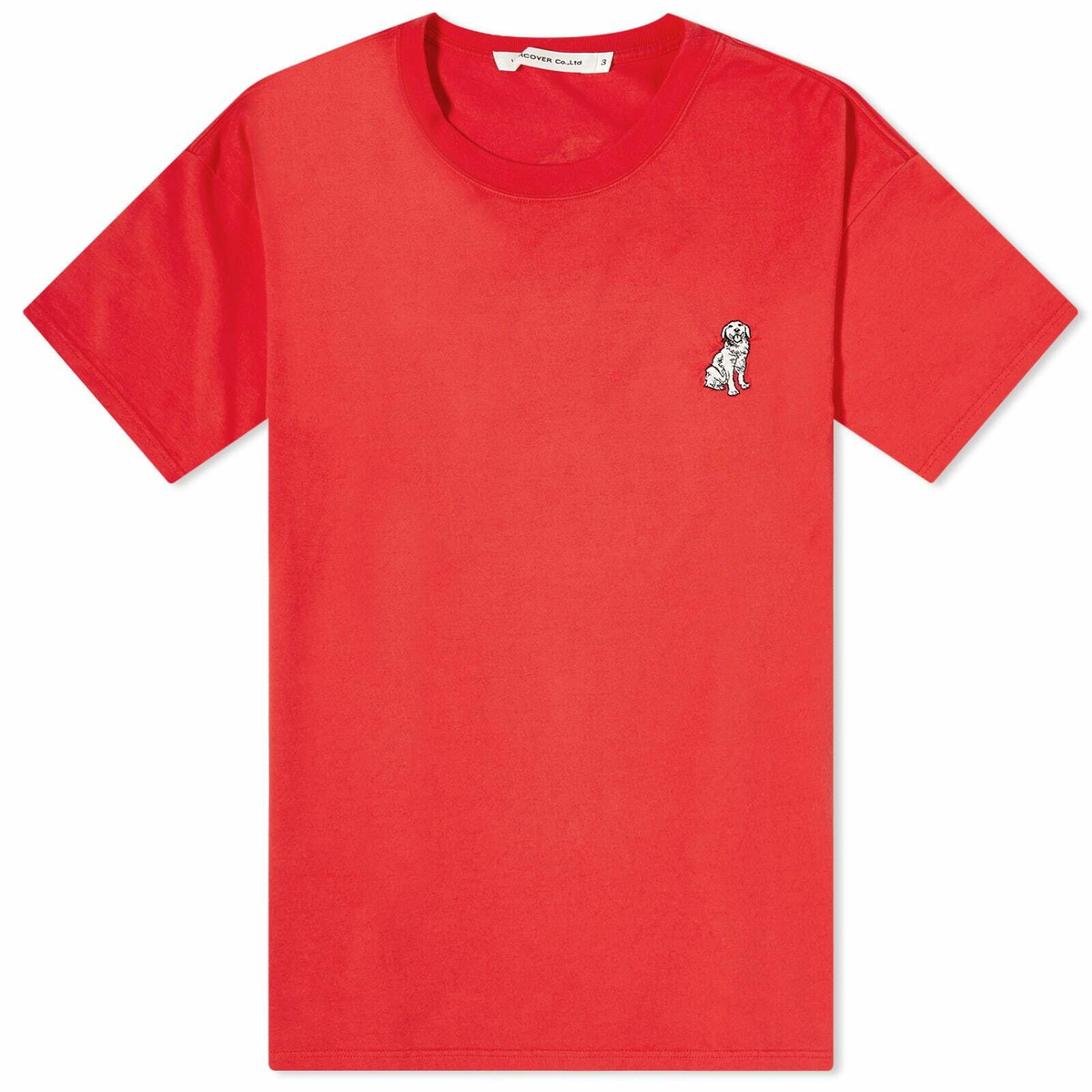 Undercover Women's Dog Print T-Shirt in Red Undercover