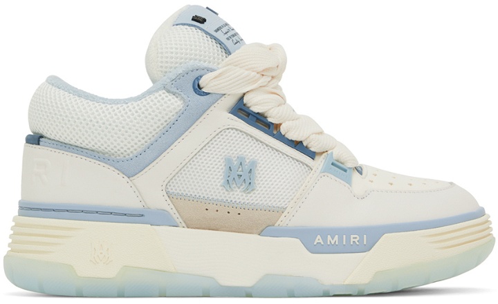 Photo: AMIRI White & Blue MA-1 Sneakers