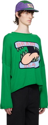 Brain Dead Green Big Bite Sweater