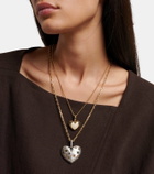 Lauren Rubinski Elliot Paulette 14kt white and yellow gold necklace